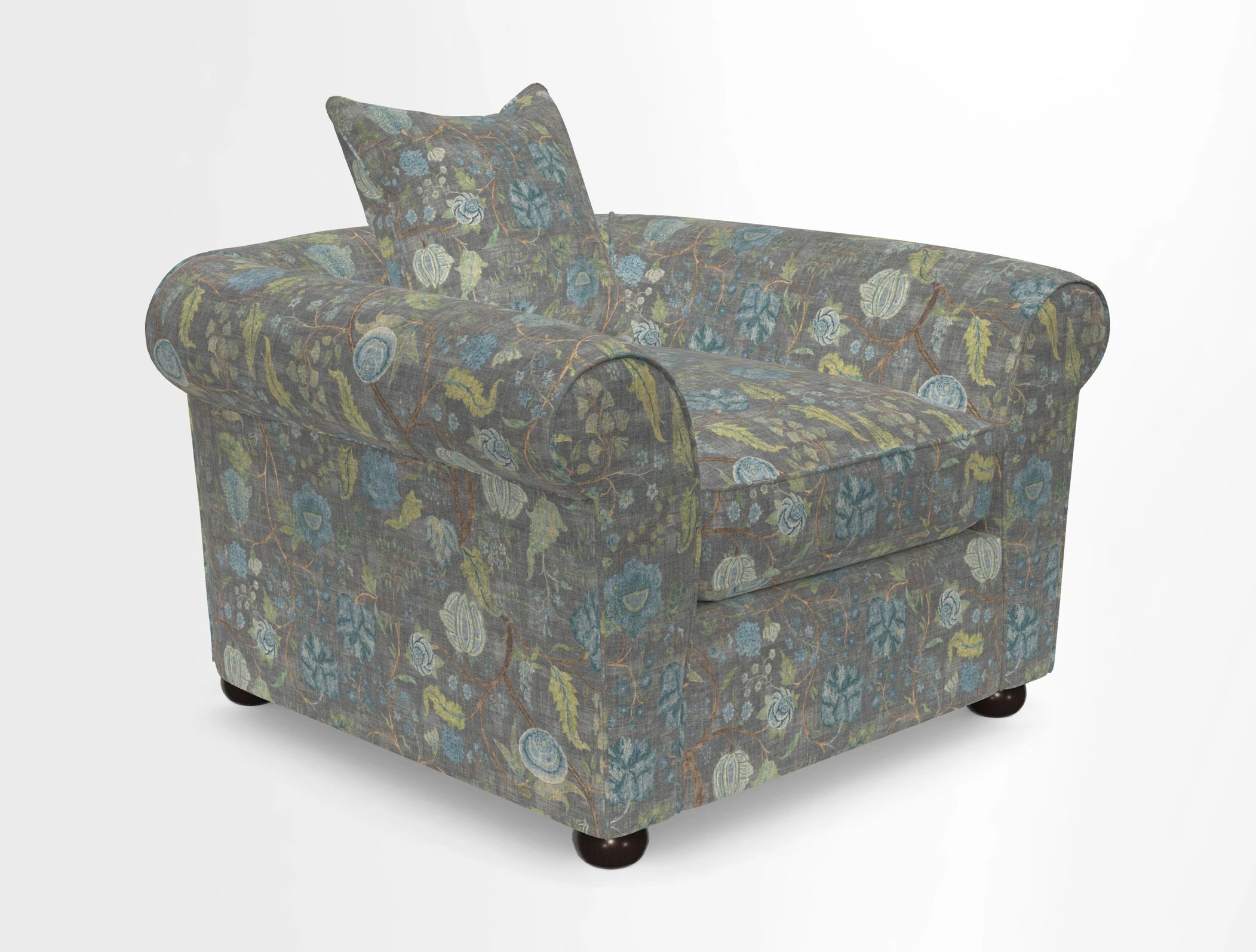 Lewes Chair in Two Tone Plain Biscuit