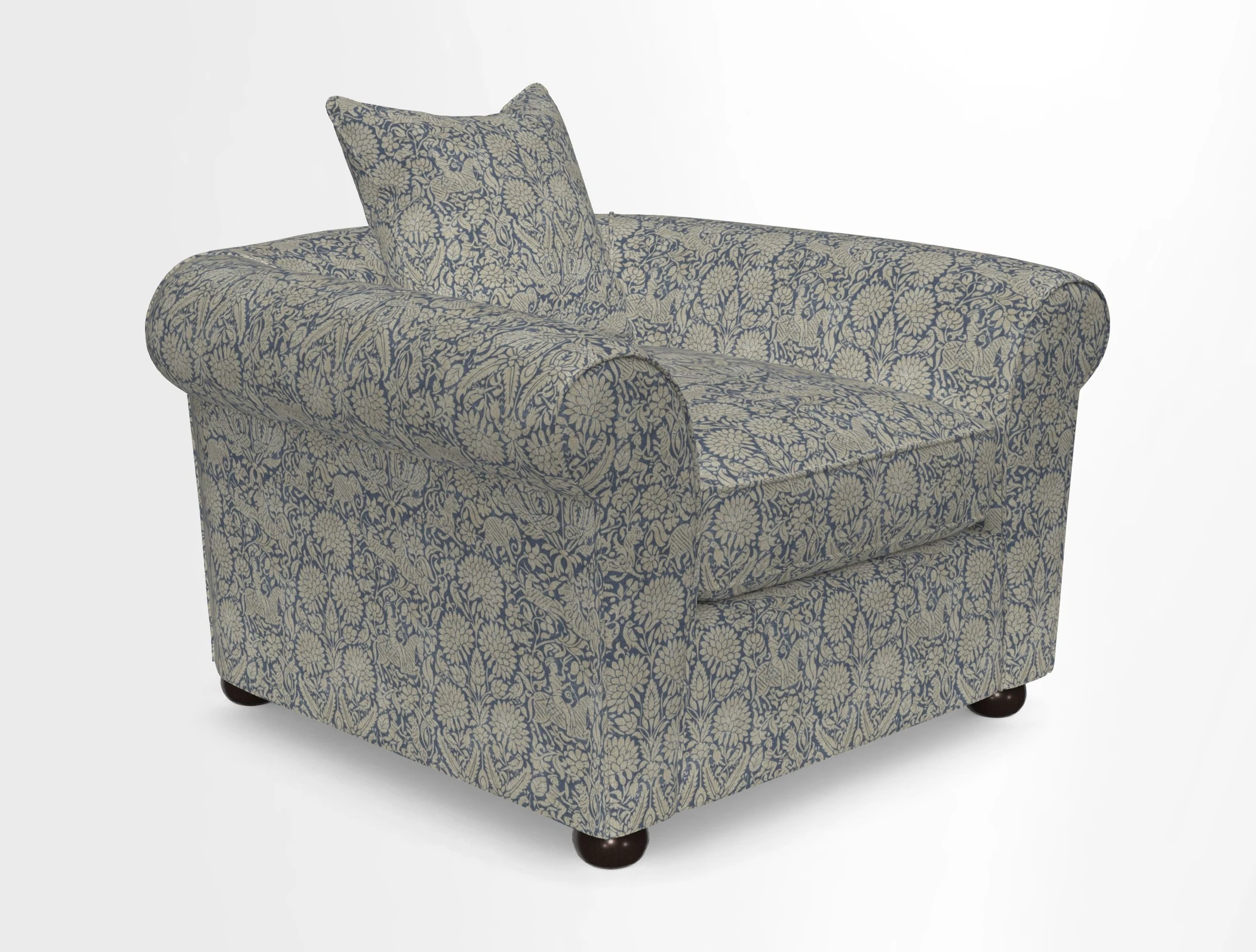 Lewes Chair in Two Tone Plain Biscuit