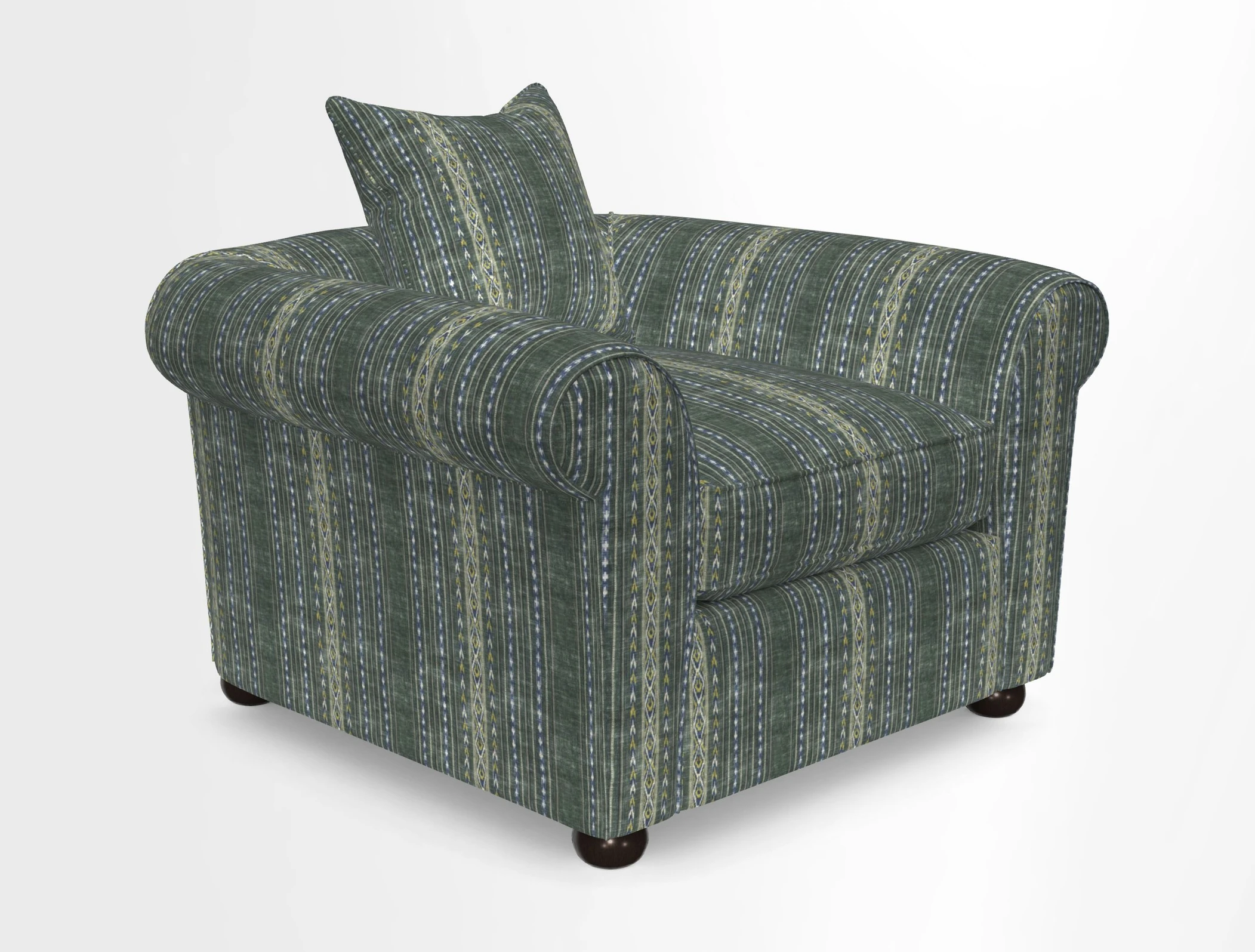 Lewes Chair in Two Tone Plain Biscuit