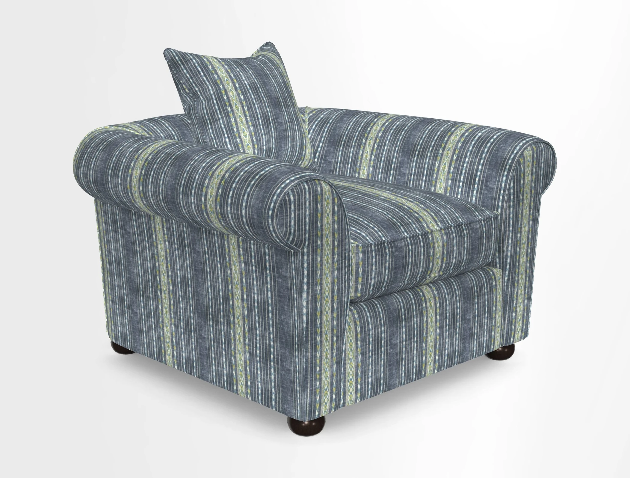 Lewes Chair in Two Tone Plain Biscuit