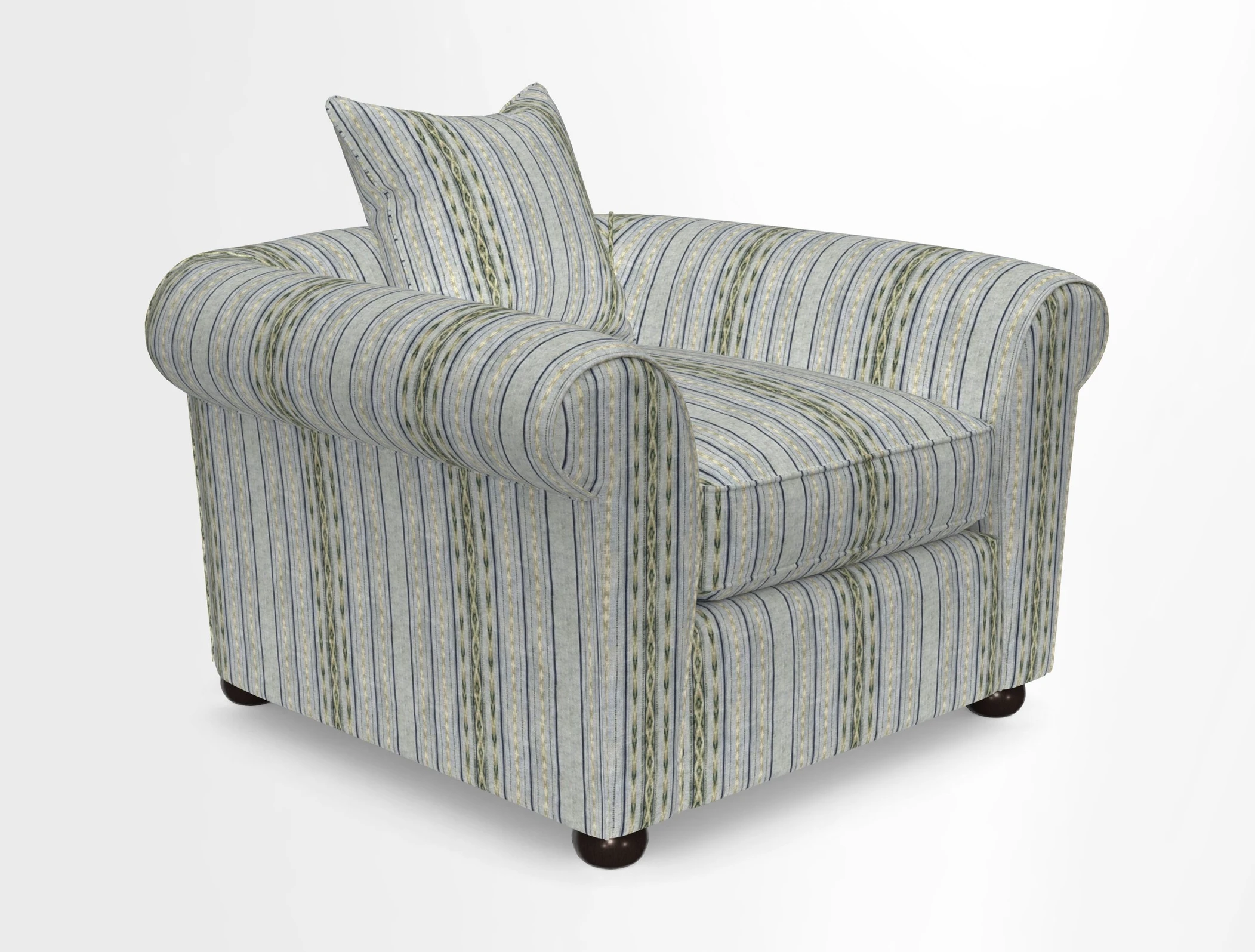 Lewes Chair in Two Tone Plain Biscuit