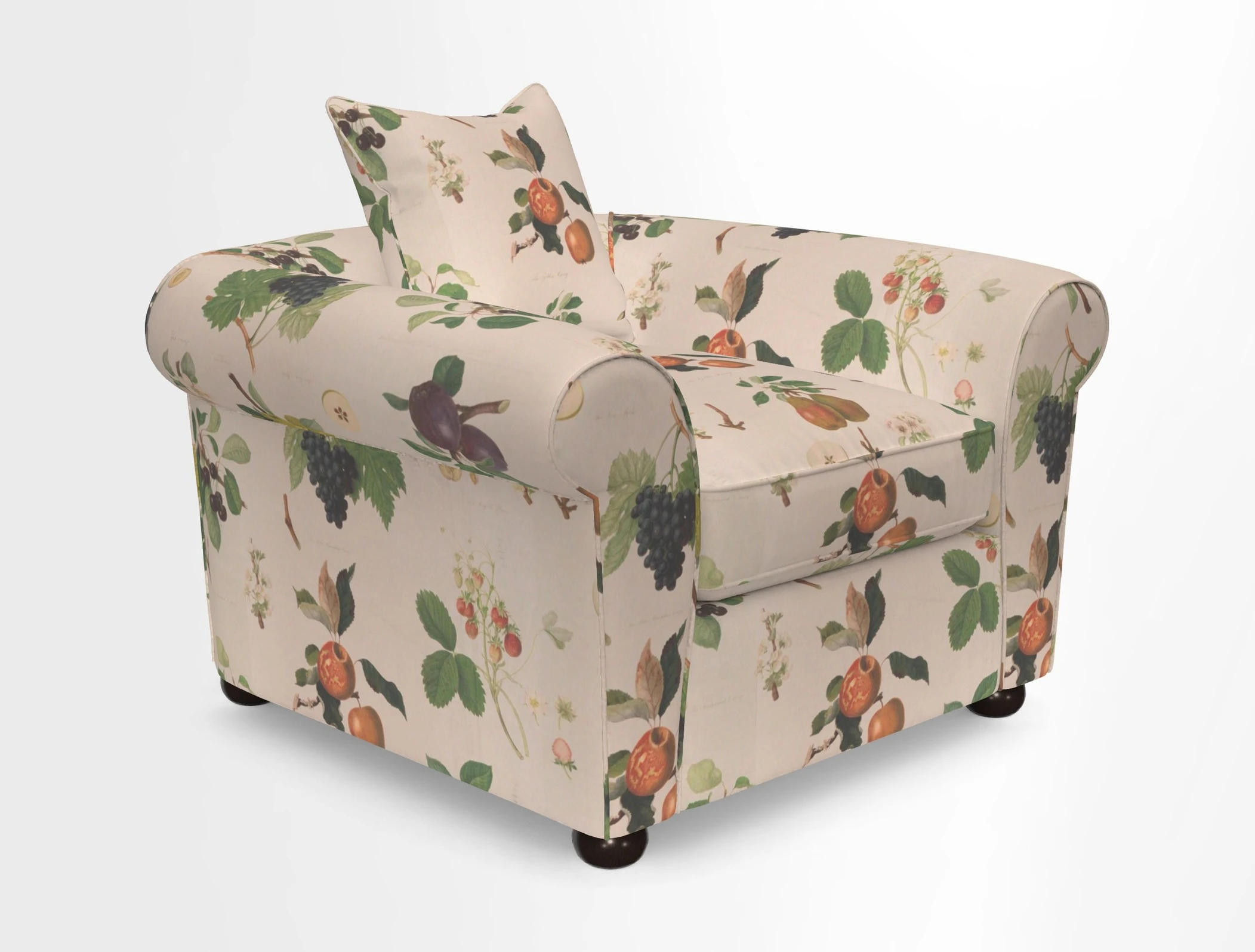 Lewes Chair in Two Tone Plain Biscuit