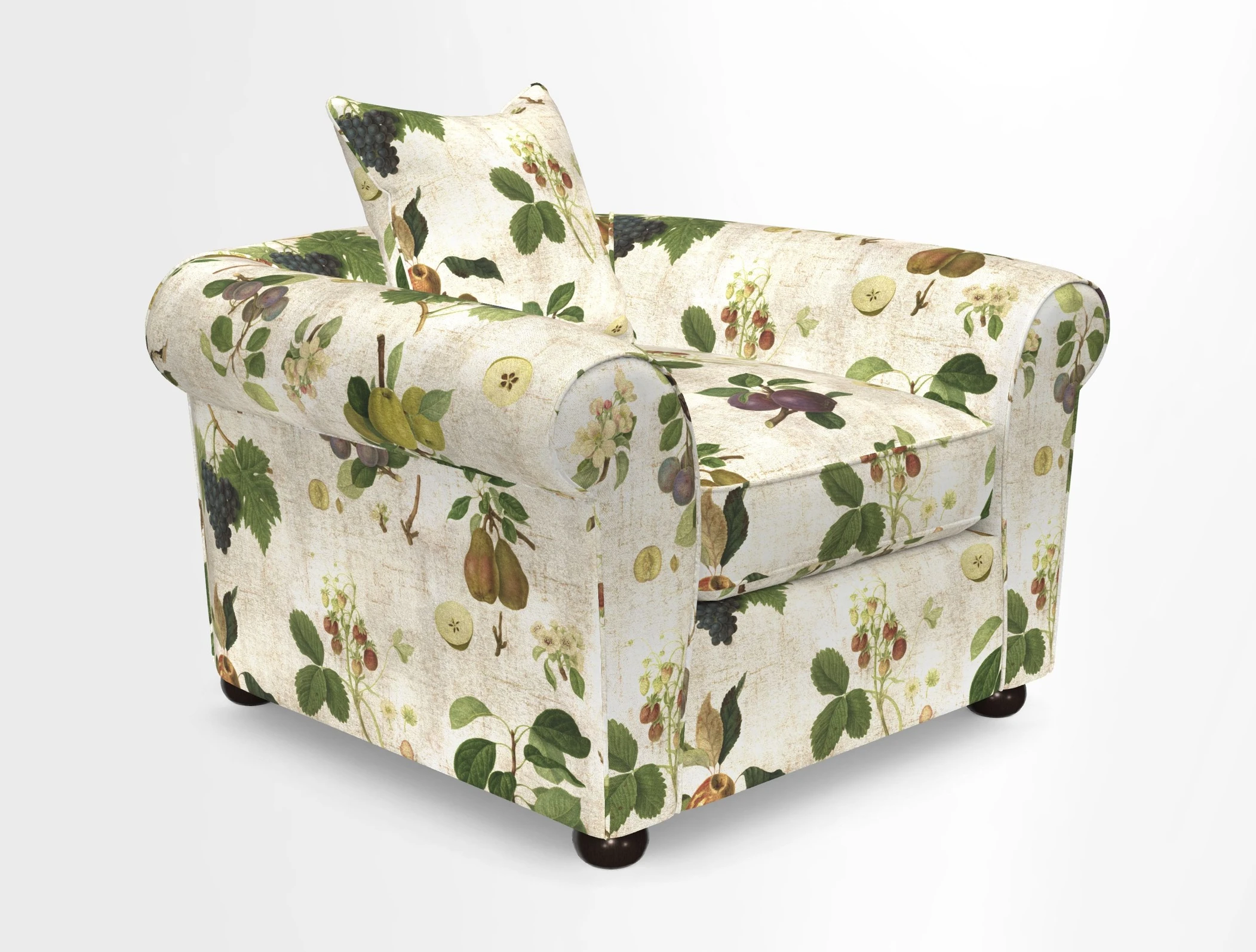 Lewes Chair in Two Tone Plain Biscuit