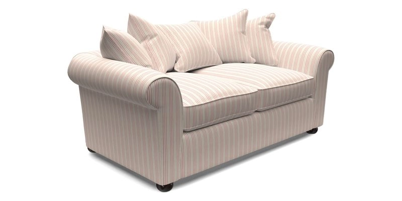 Lewes 3 Seater Sofa in Walloon Stripe Red