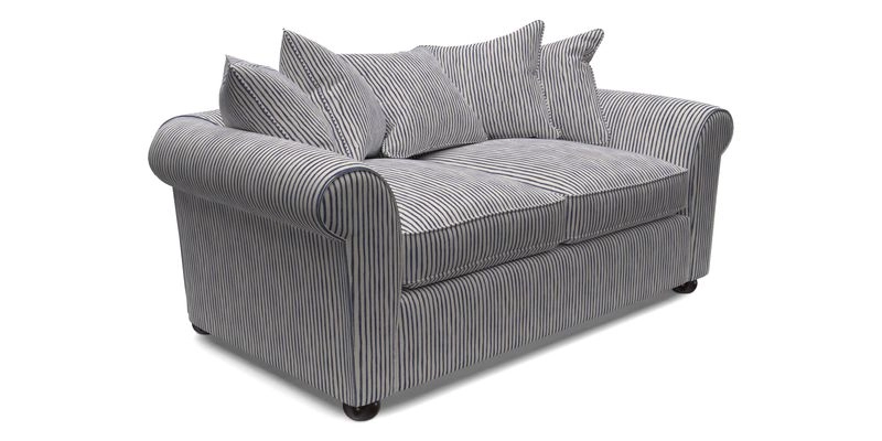 Lewes 3 Seater Sofa in Walloon Stripe Red