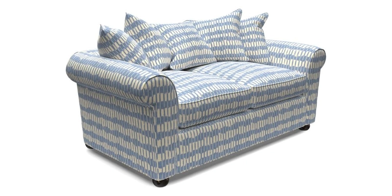 Lewes 3 Seater Sofa in Walloon Stripe Red