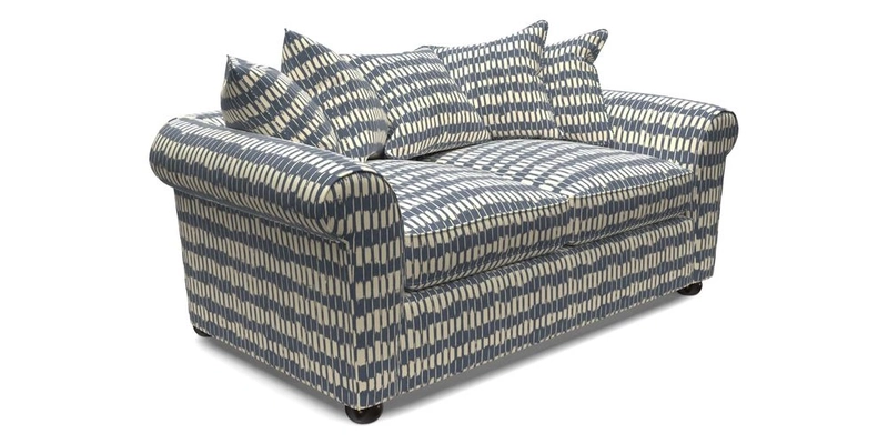 Lewes 3 Seater Sofa in Walloon Stripe Red