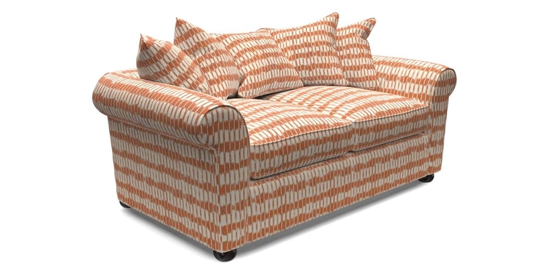 Lewes 3 Seater Sofa in Walloon Stripe Red