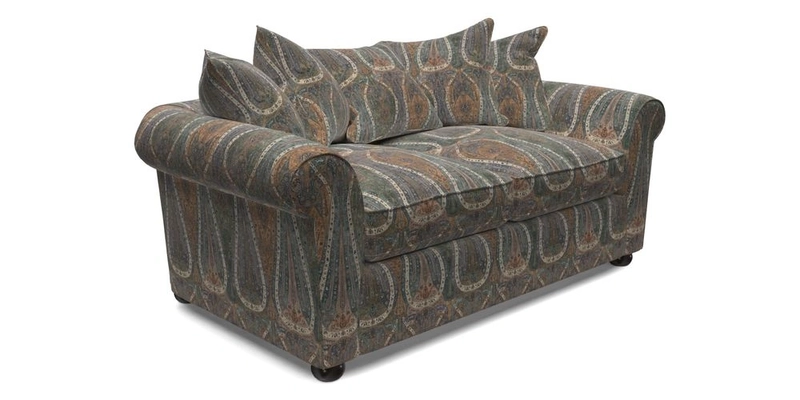 Lewes 3 Seater Sofa in Walloon Stripe Red