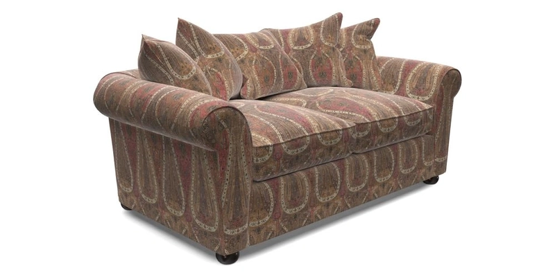 Lewes 3 Seater Sofa in Walloon Stripe Red