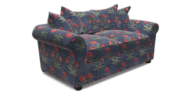 Lewes 3 Seater Sofa in Walloon Stripe Red