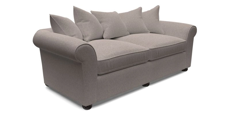 Lewes 4 Seater Sofa in Walloon Stripe Red Lewes 4 Seater Sofa in Walloon Stripe Red