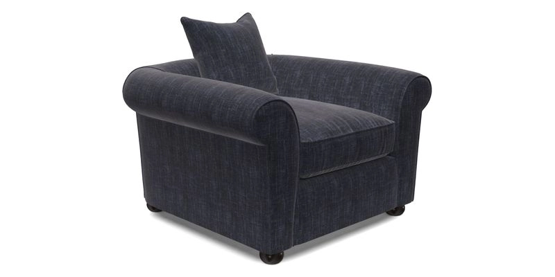 Lewes Chair in Two Tone Plain Biscuit