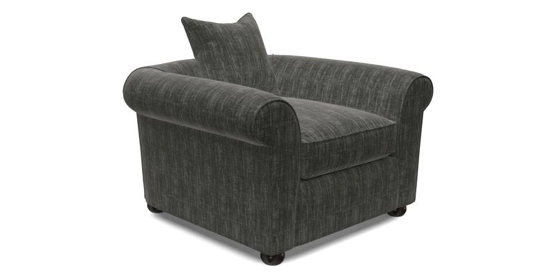 Lewes Chair in Two Tone Plain Biscuit