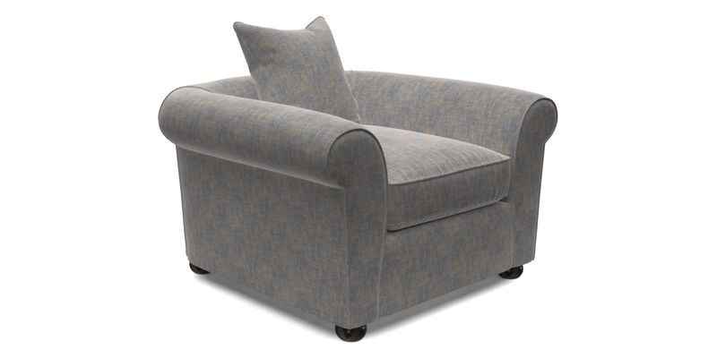 Lewes Chair in Two Tone Plain Biscuit