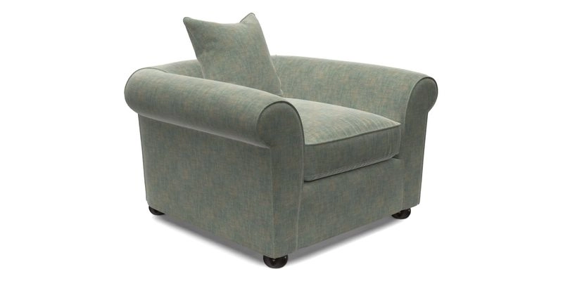 Lewes Chair in Two Tone Plain Biscuit