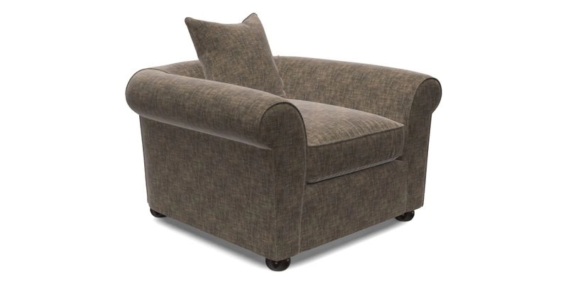 Lewes Chair in Two Tone Plain Biscuit