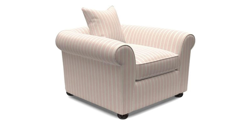 Lewes Chair in Two Tone Plain Biscuit