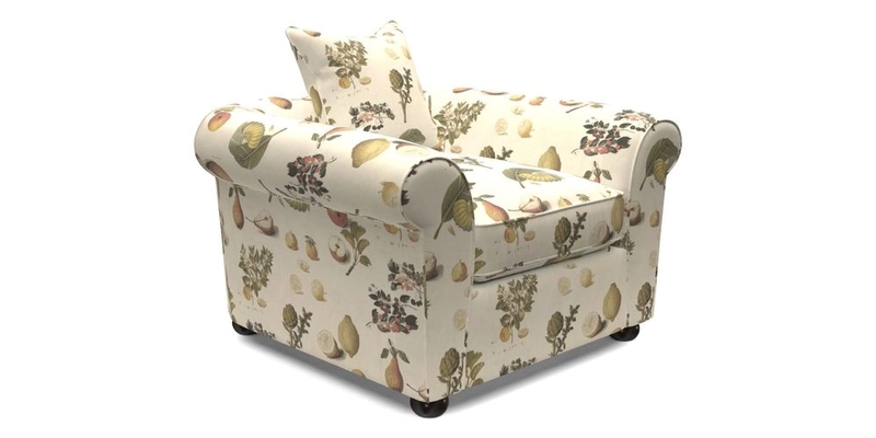 Lewes Chair in Two Tone Plain Biscuit