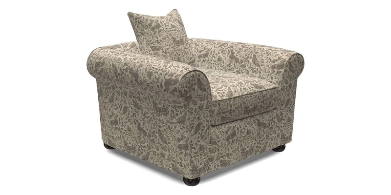 Lewes Chair in Two Tone Plain Biscuit