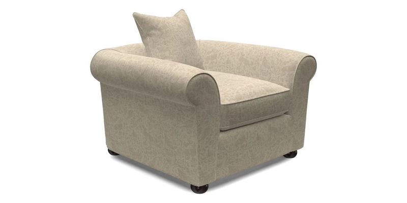 Lewes Chair in Two Tone Plain Biscuit