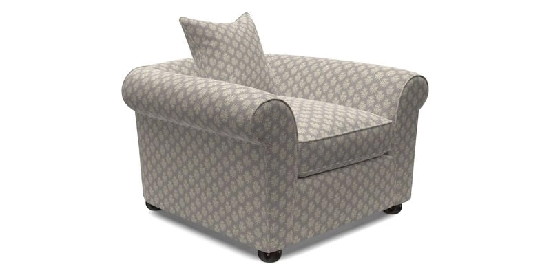 Lewes Chair in Two Tone Plain Biscuit