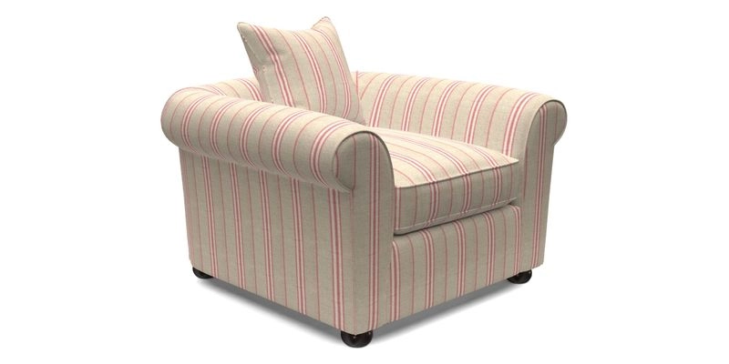 Lewes Chair in Two Tone Plain Biscuit