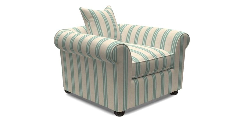 Lewes Chair in Two Tone Plain Biscuit