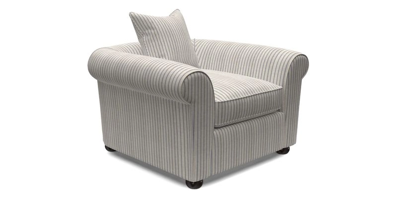 Lewes Chair in Two Tone Plain Biscuit