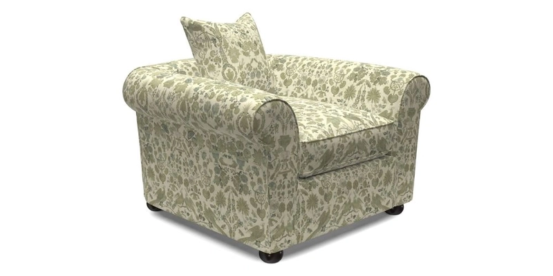 Lewes Chair in Two Tone Plain Biscuit