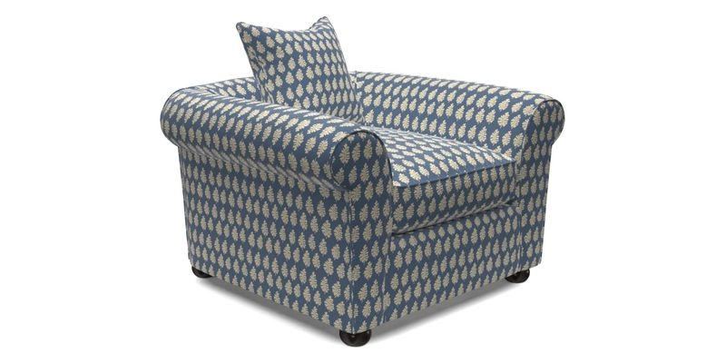 Lewes Chair in Two Tone Plain Biscuit