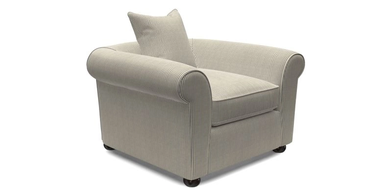 Lewes Chair in Two Tone Plain Biscuit