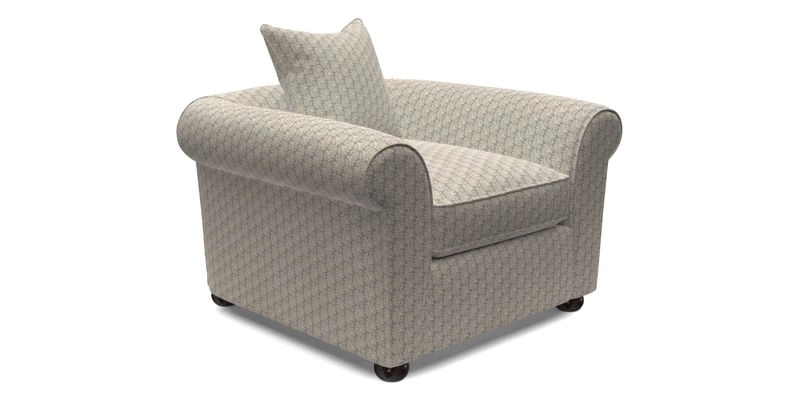 Lewes Chair in Two Tone Plain Biscuit