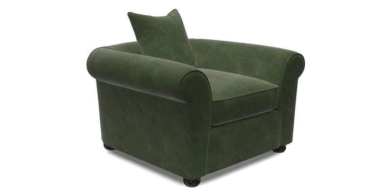 Lewes Chair in Two Tone Plain Biscuit