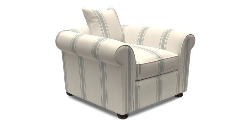 Lewes Chair in Two Tone Plain Biscuit