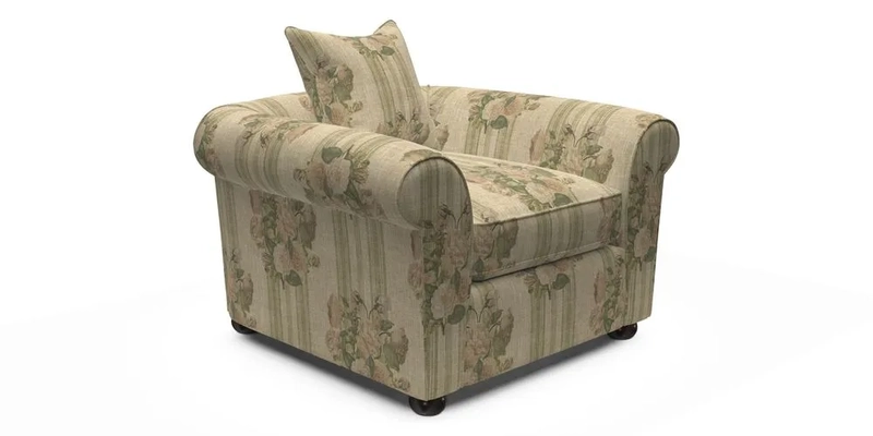 Lewes Chair in Two Tone Plain Biscuit