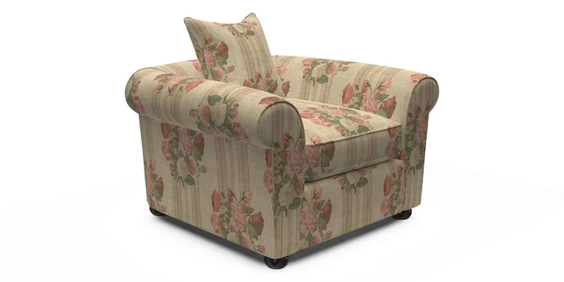 Lewes Chair in Two Tone Plain Biscuit