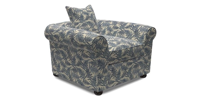 Lewes Chair in Two Tone Plain Biscuit