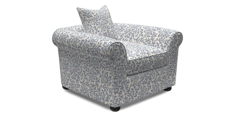 Lewes Chair in Two Tone Plain Biscuit