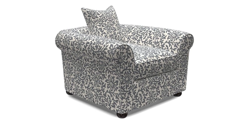 Lewes Chair in Two Tone Plain Biscuit