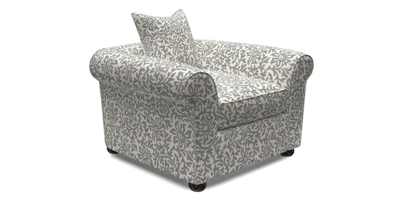 Lewes Chair in Two Tone Plain Biscuit