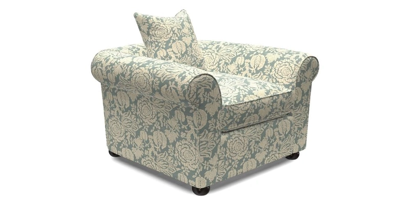 Lewes Chair in Two Tone Plain Biscuit