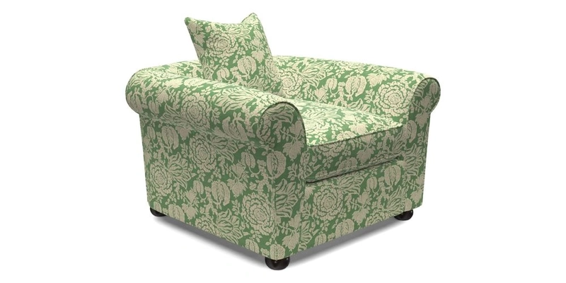 Lewes Chair in Two Tone Plain Biscuit