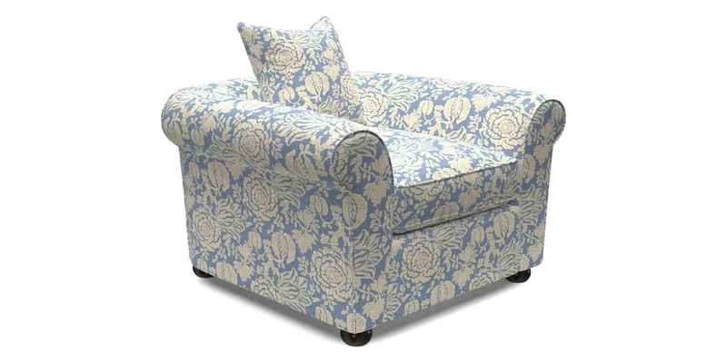 Lewes Chair in Two Tone Plain Biscuit