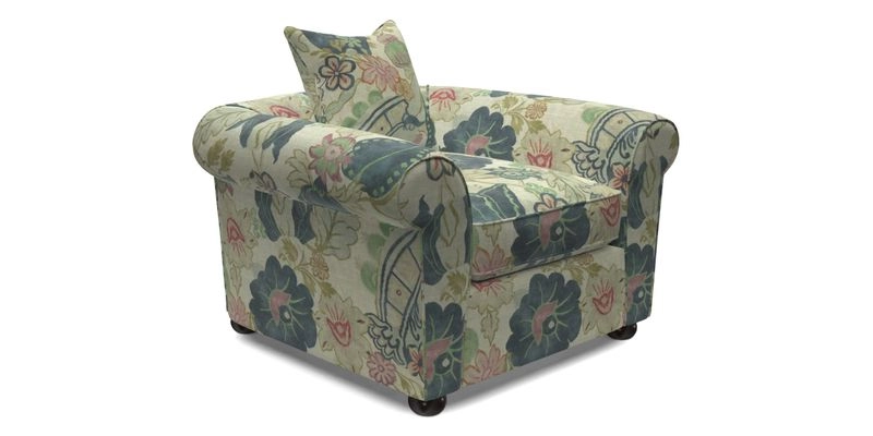 Lewes Chair in Two Tone Plain Biscuit