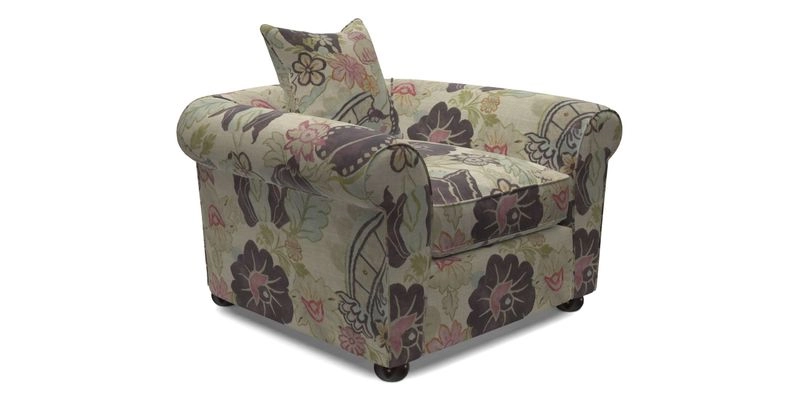 Lewes Chair in Two Tone Plain Biscuit