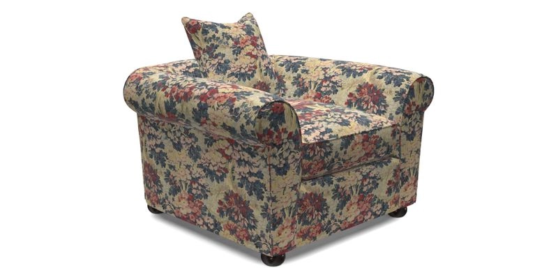 Lewes Chair in Two Tone Plain Biscuit