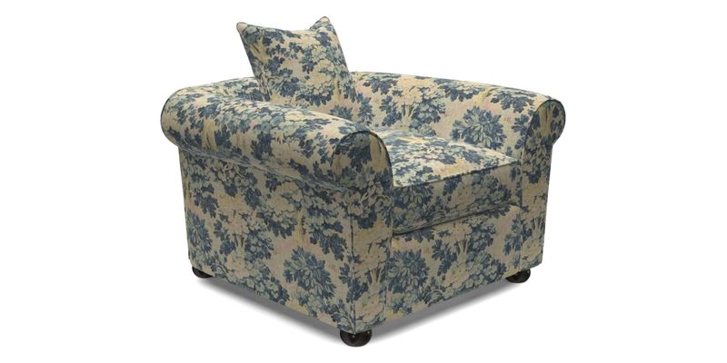 Lewes Chair in Two Tone Plain Biscuit