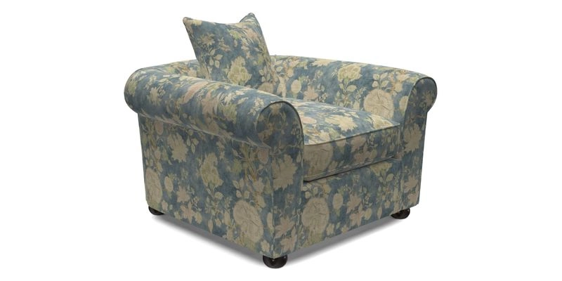 Lewes Chair in Two Tone Plain Biscuit