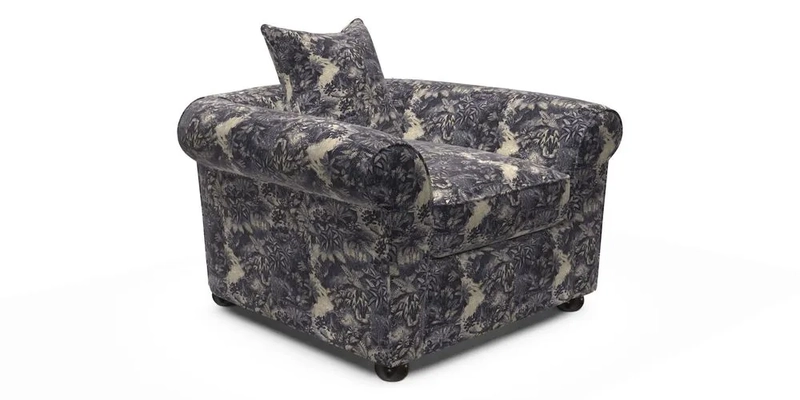 Lewes Chair in Two Tone Plain Biscuit